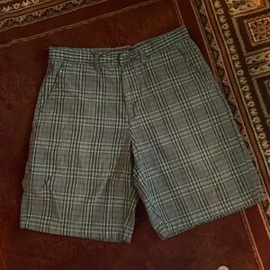 Men’s Covington Plaid Cotton Shorts Size 32